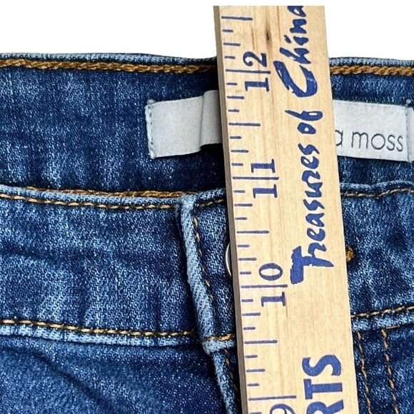 Ella Moss Women's High Waisted Straight Jeans Blue Denim Medium Wash Size 8/29 - Picture 3 of 9